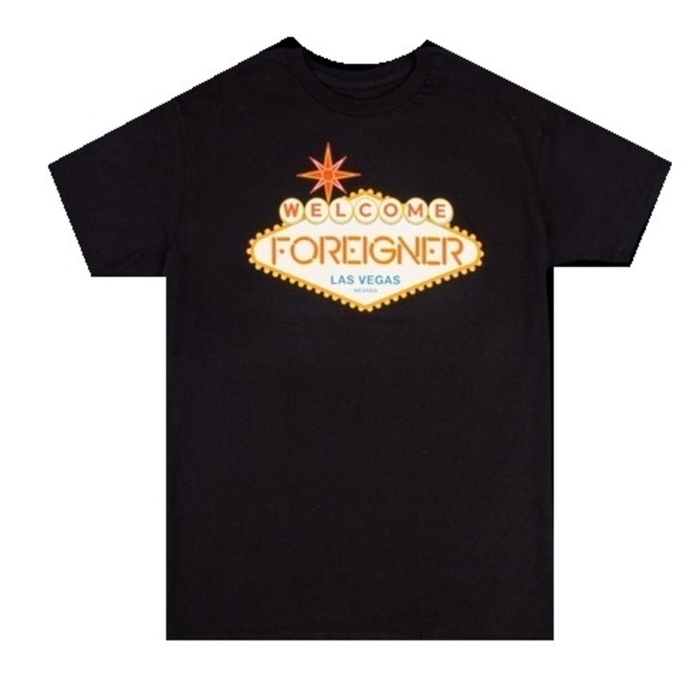 Vegas Sign Tee – Foreigner